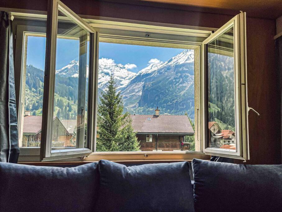 Swiss Alps Lodge Kandersteg Bagian luar foto